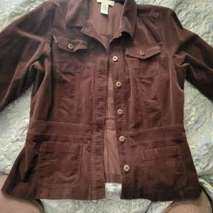 Corduroy jacket/mocha/sag harbor Jean Co.